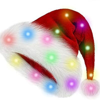 LED Christmas Plush Hat