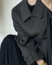 Luxury Wool Alpaca Wrap Coat