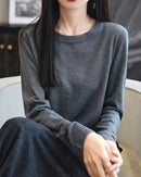 Loose-Fit Lightweight Wool-Blend Sweater
