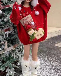 Thick Christmas & New Year Knitted Sweater