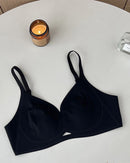 Cutout Detail Seamless Wireless Bra