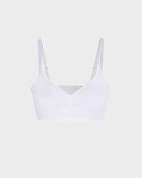 Front-Ruched V-Neck Wireless Bralette