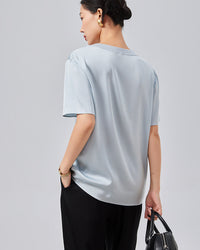 Solid Color Loose-Fitting Simple Top