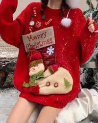 Thick Christmas & New Year Knitted Sweater