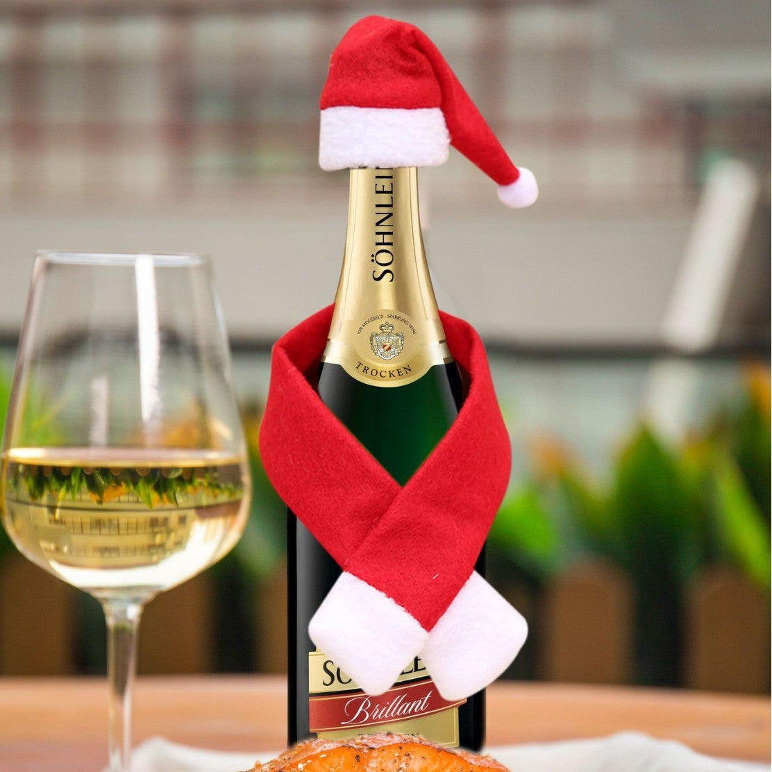 LED Christmas Plush Hat