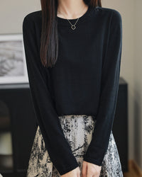 Loose-Fit Lightweight Wool-Blend Sweater