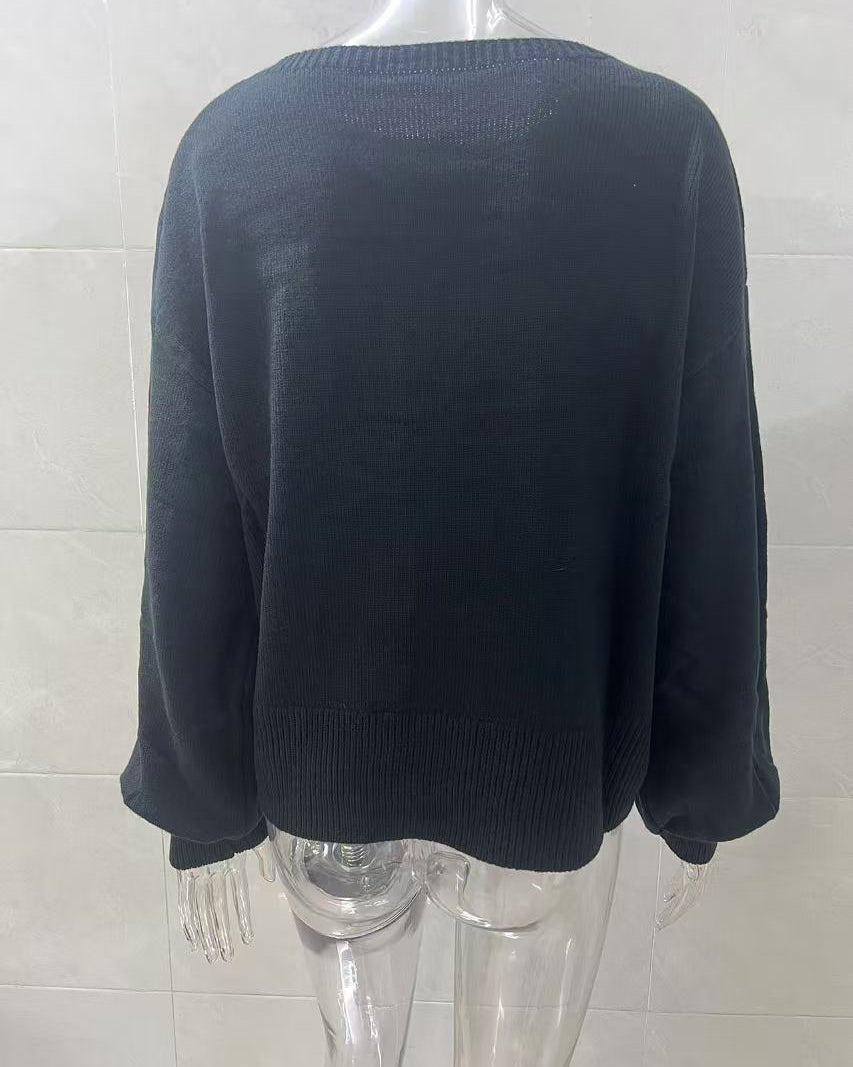 Christmas Crew Neck Pullover Sweater