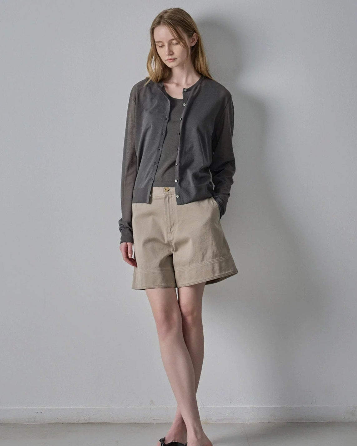 Pure Cotton High-Waisted Casual Shorts