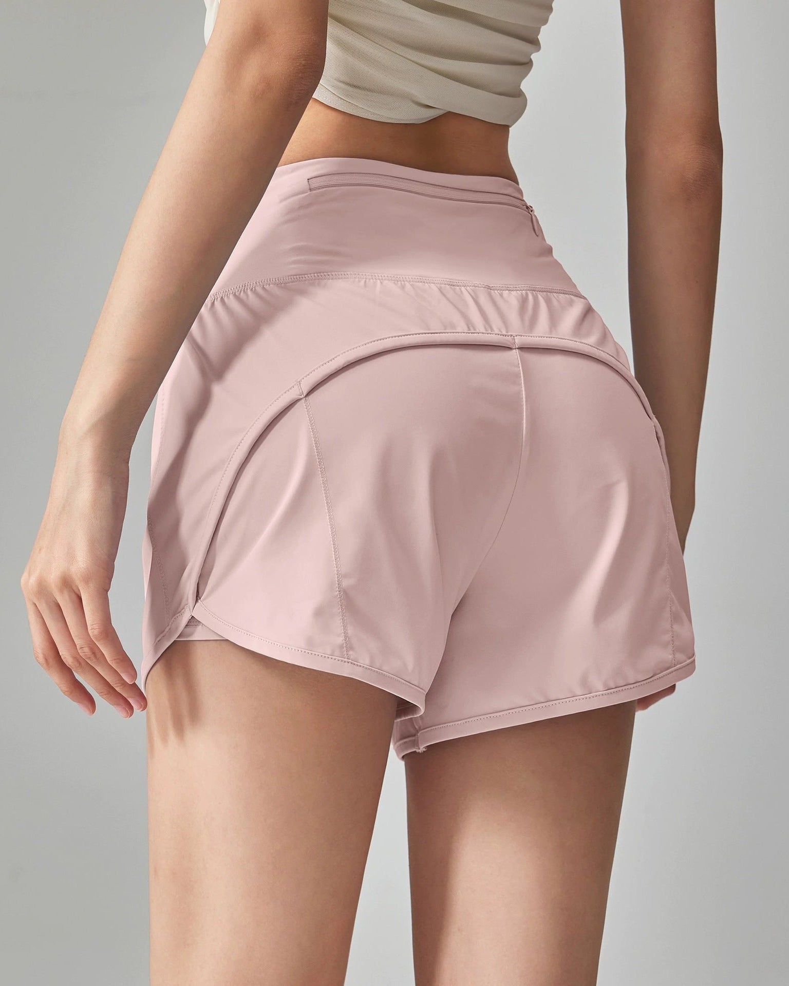 High-Waisted Yoga Quick-Drying Shorts