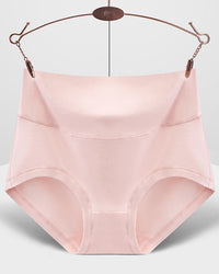 Plus-Size High-Waisted Pure Cotton Panties