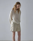 Pure Cotton High-Waisted Casual Shorts