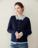 Cashmere Cardigan Collar Sweater