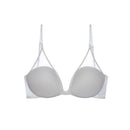 U-shaped mesh neck and back underwear Bra