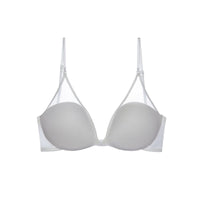 U-shaped mesh neck and back underwear Bra