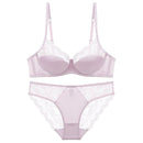 New Lace Soft Underwire Bra Set