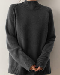 Cashmere Turtleneck Raglan Sleeve Sweater