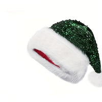 Christmas Double-Layer Sequined Hat