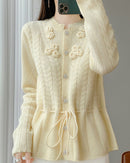 Pure Wool Button Cardigan Sweater