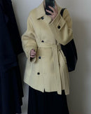 Luxury Wool Alpaca Wrap Coat