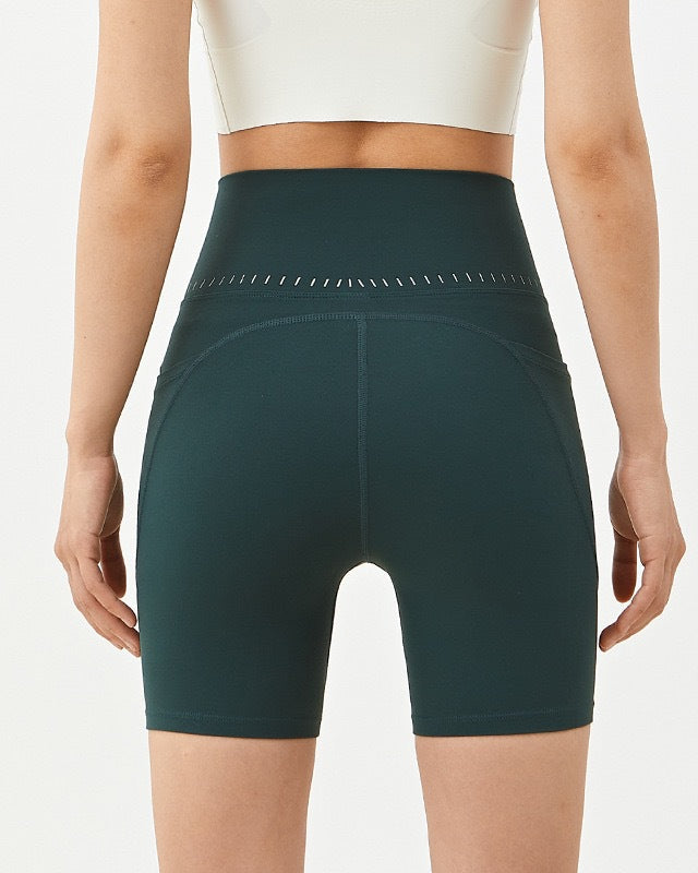 High-Waisted Butt-Lifting Yoga Shorts