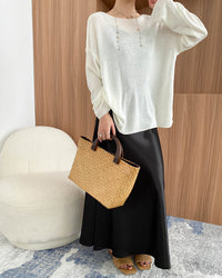 Crew Neck Sun Protection Knitwear