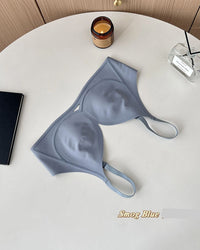 Cutout Detail Seamless Wireless Bra