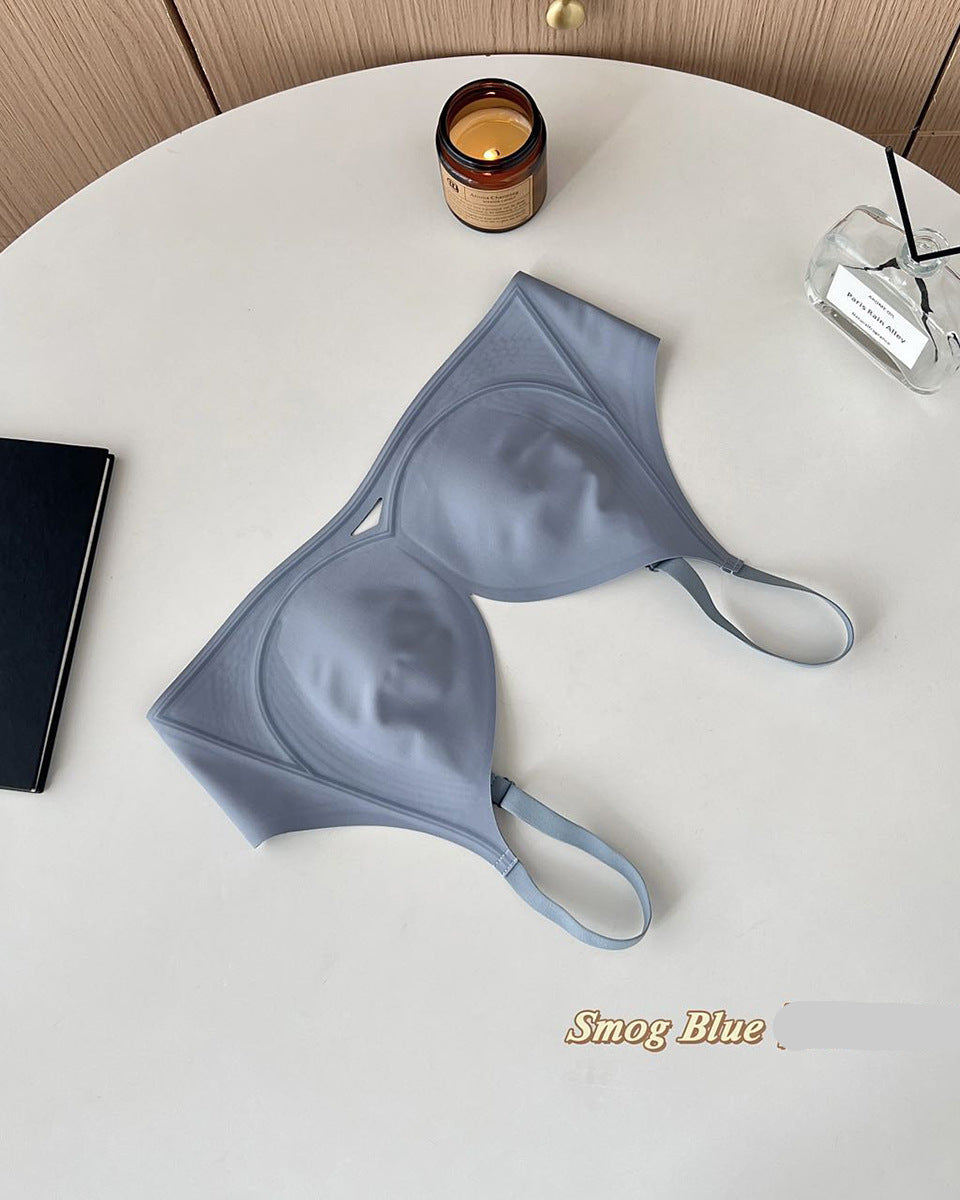 Cutout Detail Seamless Wireless Bra