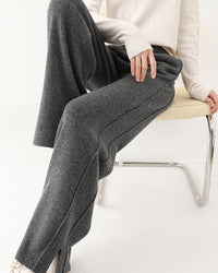 Wool Wide-Leg Sweatpants
