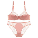 New Lace Soft Underwire Bra Set