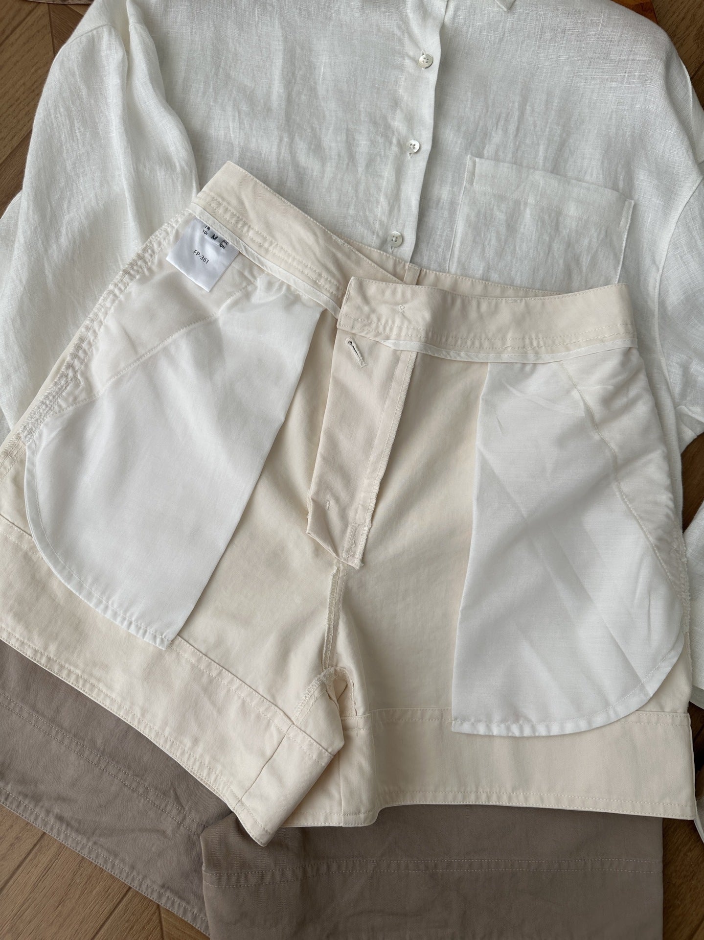 Pure Cotton High-Waisted Casual Shorts