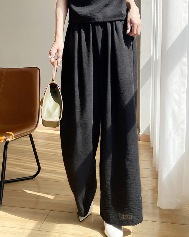 High-Waisted Slimming Wide-Leg Pants