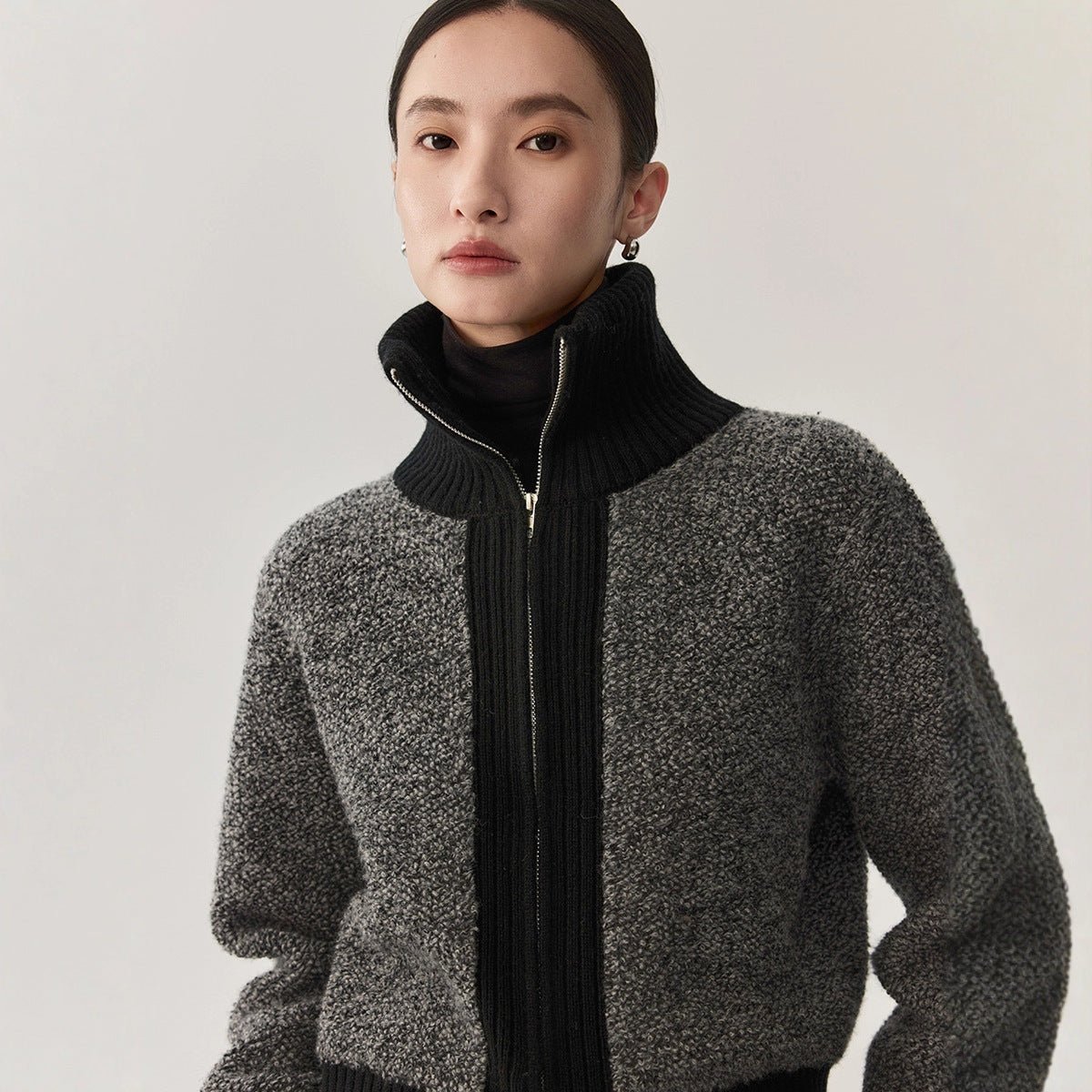 High-Quality Wool Knit Cardigan