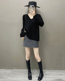 Cashmere V-Neck Loose-Fitting Versatile Sweater