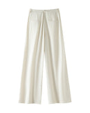 Elegant High-Waisted Straight-Leg Trousers