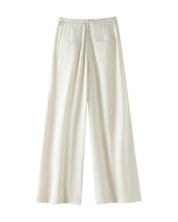 Elegant High-Waisted Straight-Leg Trousers