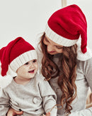 Christmas Mom And Baby Knitted Hat