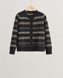 Retro Elegant Sheep Wool Knit Cardigan