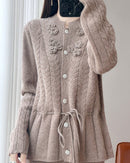 Pure Wool Button Cardigan Sweater