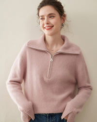 Luxury Polo Cashmere Knit Pullover