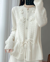 Pure Wool Button Cardigan Sweater