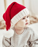 Christmas Mom And Baby Knitted Hat