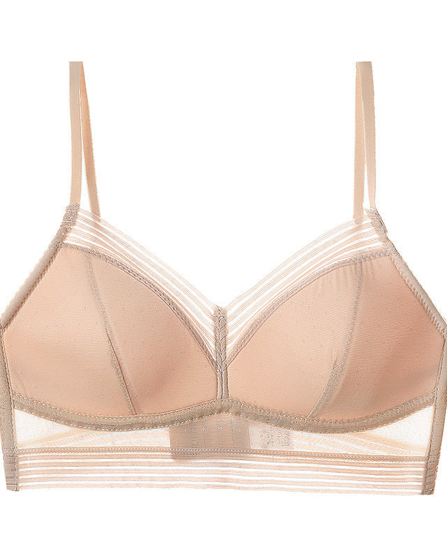 Thin Strap Breathable Wireless Bra