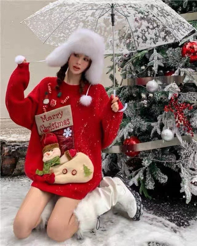 Thick Christmas & New Year Knitted Sweater