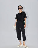 Solid Color Loose-Fitting Simple Top