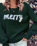 Christmas Crew Neck Pullover Sweater
