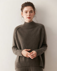 Cashmere Turtleneck Raglan Sleeve Sweater