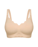 Wavy-Edge Push-Up Bra