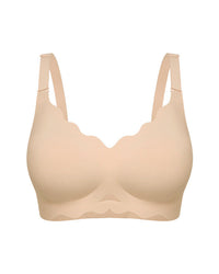 Wavy-Edge Push-Up Bra