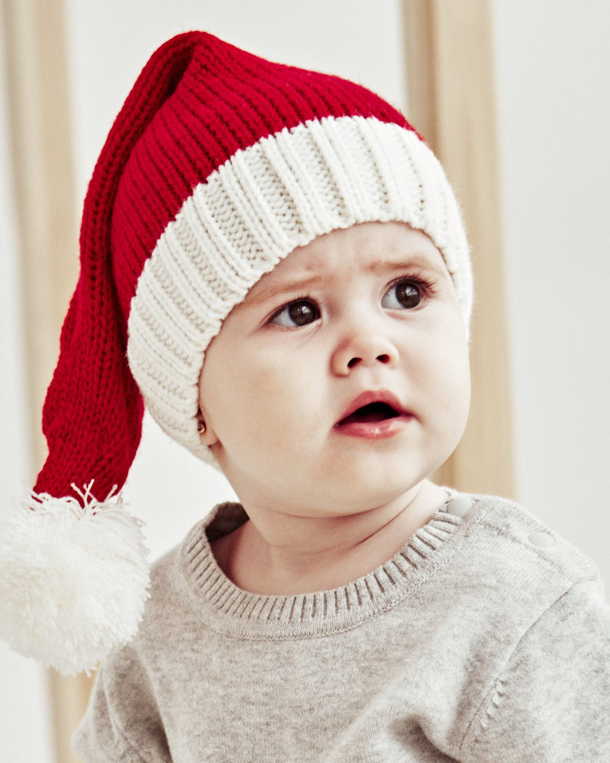 Christmas Mom And Baby Knitted Hat