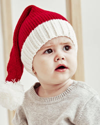 Christmas Mom And Baby Knitted Hat